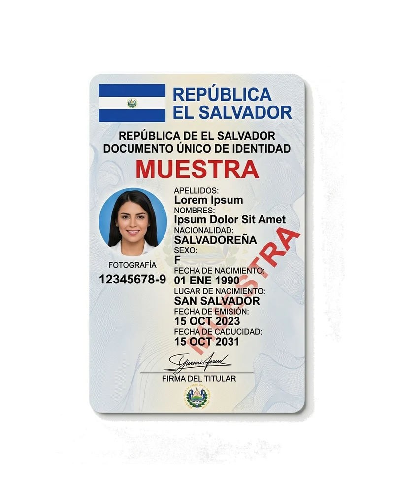 Documento Único de Identidad salvadoreño